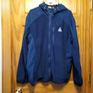 Reebok men's black fleece jacket size XXL/ Reg